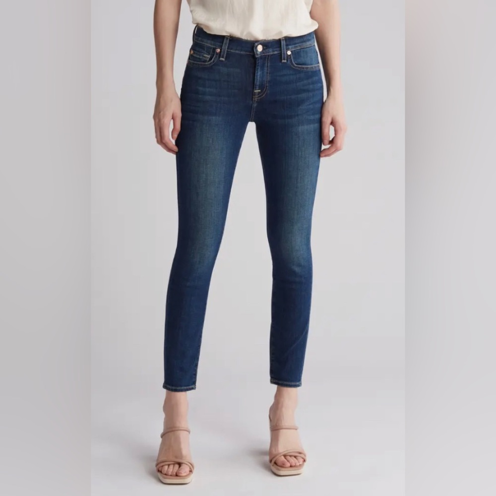 7 For all Mankind The Ankle Skinny Women’s Jeans Size 25